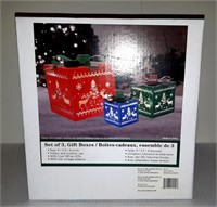 Set of 3 Gift Boxes
