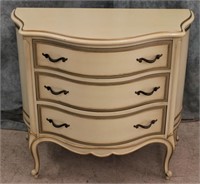 DREXEL TOURAINE FRENCH PROVINCIAL 3 DRAWER CHEST