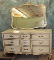 DREXEL TOURAINE FRENCH PROVINCIAL DRESSER W/MIRROR