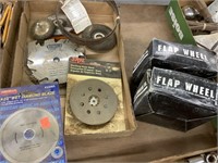 Pearl abrasive flap wheels, saw blades