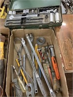 Socket set (not complete set) , wrenches