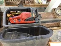 Home life chainsaw in hard case