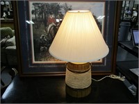 Ornate Barrel Table Lamp