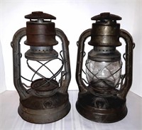 Two Old Matching Lanterns;