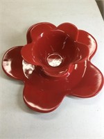 Ceramic serving tray and bowl