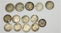 CDN 5+10 Cent Coins 1918-29