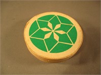 Set of Six Balsa/Birch Carved Snowflake Ornaments