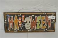 Halloween Wood Sign