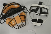 Lot of 2 Softball Mask