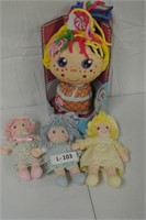 Lot of 4 Toy Dolls