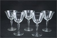 Set of 5 Wine/Parfait Glasses