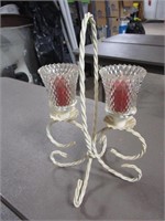Metal Center Piece Candle Holder
