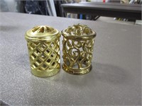 (2) Brass Decorations