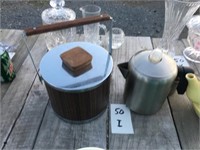 VIntage Ice Bucket ~ Coffee & Tea Pot