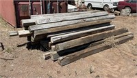 APPROX 40 REDGUM POSTS - 2.4 to 3 meter long
