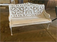 VICTORIAN STYLE CAST IRON BENCH SEAT