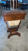 VICTORIAN SEWING CABINET/ GAMES TABLE