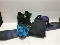 Burton Imprint 3 Boots,Mission Bindings,Snowboard+