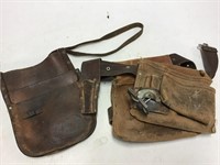 Vintage Leather Tool Belt & Satchel