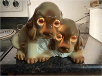 $$$ 1950's Claes TV Lamp-Cocker Spaniels