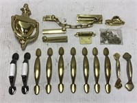 Lot of Brass Door & Cabinet Hardware