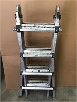 Vulcan Folding 17' Ladder Extended - 7.5' Step