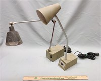 Vtg Tensor Mid Century high intensity desk lamps