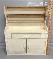 Small old wooden cabinet 20 in. W x 24 in. H