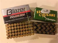 BLAZER & REMINGTON 22 GAUGE LONG RIFLE AMMUNITION