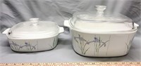 Corning Ware with Pyrex glass lids - 5 L and 2 L
