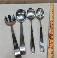 Large stainless steel cutlery