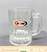 Vintage Mini A & W Root Beer Mug double shot glass
