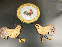 Chicken Plate & Chicken Decor