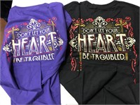 2 New Faith Based T-Shirts Size Large