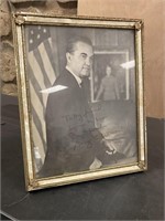$$ Framed 8 x 10 Autographed George Wallace Photo