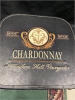 New Chardonnay wine train case. 13” x 12” and 5