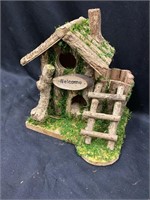 Fancy handmade birdhouse. 7 inches tall 8 inches