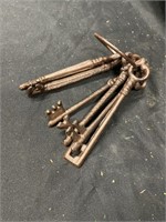 Decorative cast-iron keys 5 inches long
