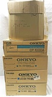 Vintage ONKYO Audio Equipment in Box, Amp