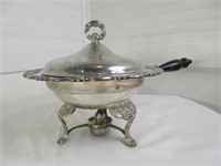 Vintage 5-piece Silver Plated Chafing Dish