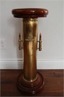 Brass Military Shell stands 25" high