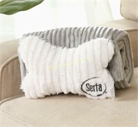 Serta $34 Retail Polyester Dog Bed Cover As Is