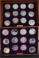 24 Sterling Silver Queen Elizabeth II coins