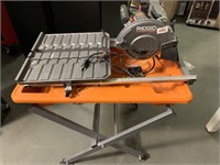 Tile Saw w/ stand- 7in/. 5700 rpm
