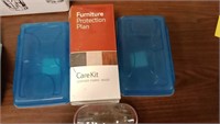 Furniture protection plan care kit for leather