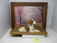 Dog on a Shelf (Brittany Spaniel)