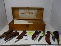 Misc. Hunting Knives/Antique Chest