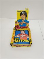 1981 Topps Chewing Gum Collectable Tattoos