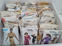 60 Assorted Cut Vintage Sewing Patterns