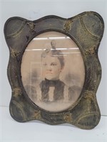 Antique Ornate Framed Portrait